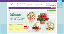 Desktop Screenshot of a1cityflowers.in